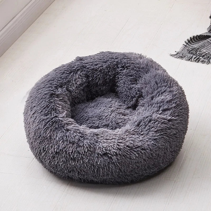 Plush Round Dog Bed