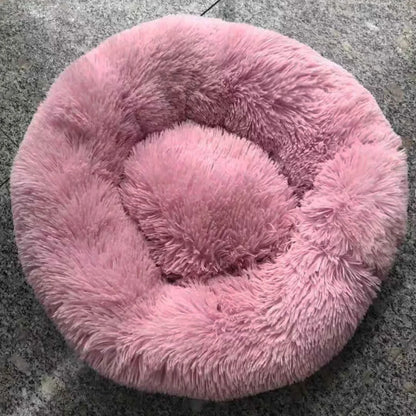 Plush Round Dog Bed