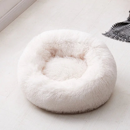 Plush Round Dog Bed